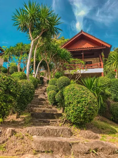 Habitación doble Estándar con aire acondicionado, vistas panorámicas 4,5 — Tanouy Garden Resort Koh Phangan